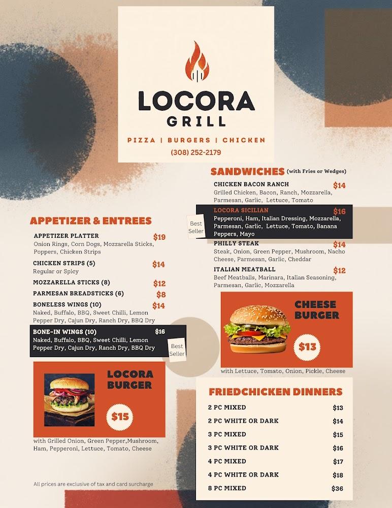 LOCORA GRILL Menu image 3